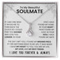 To My Beautiful Soulmate | I Love You, Forever & Always - Alluring Beauty necklace