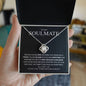 To My Soulmate | I Love You, Forever & Always - Love Knot Necklace
