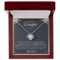 To My Daughter | You Are Braver Than You Believe - Love Knot Necklace