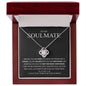 To My Soulmate | I Love You, Forever & Always - Love Knot Necklace