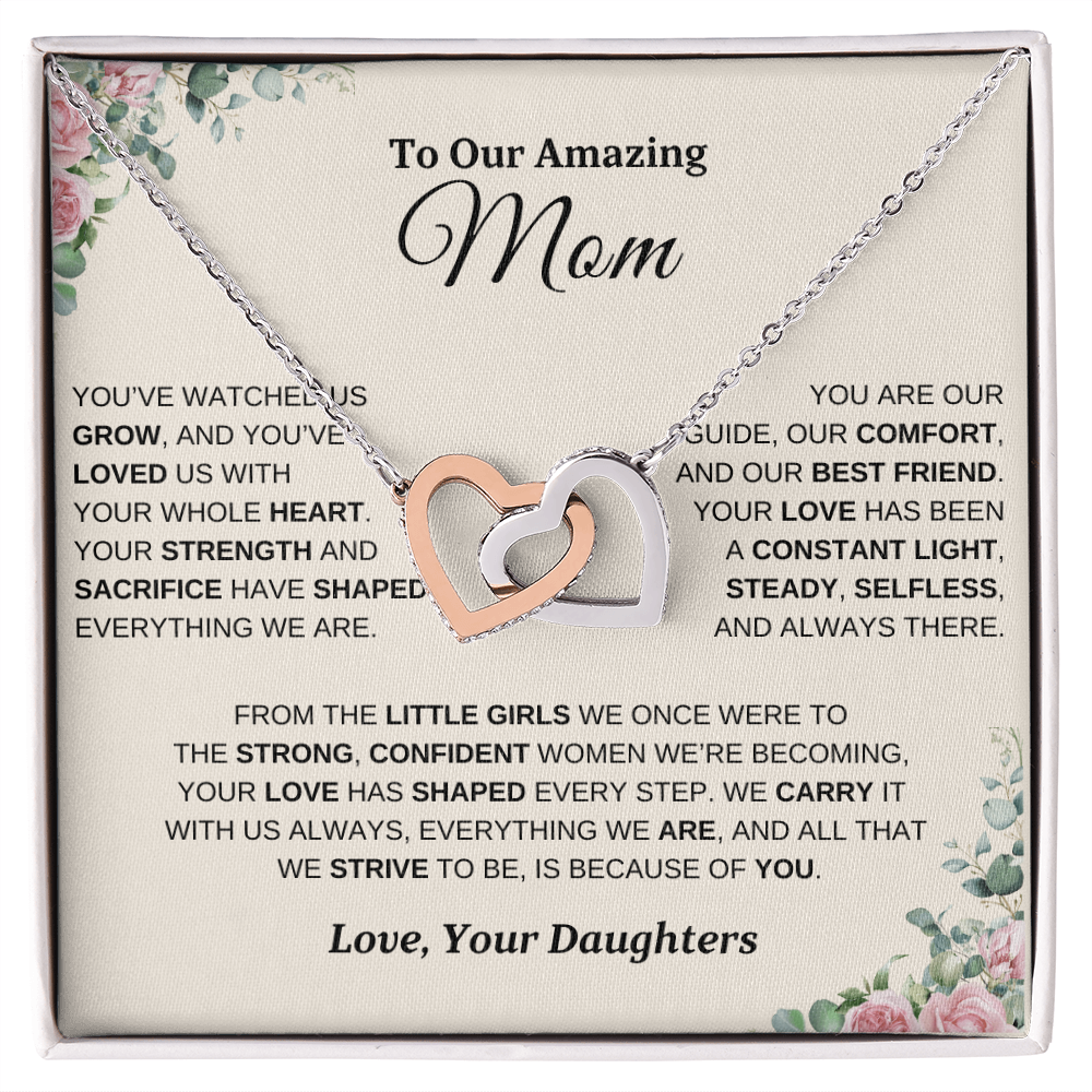 To Our Mom | Interlocking Hearts Necklace