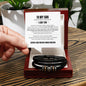 To My Son, Father & Son | Love You Forever Bracelet