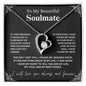 To My Beautiful Soulmate | Forever Love Necklace