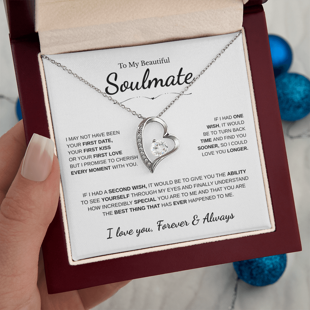 To My Beautiful Soulmate | Forever Love Necklace