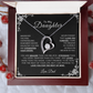 To My Daughter, Love Dad | Forever Love Necklace