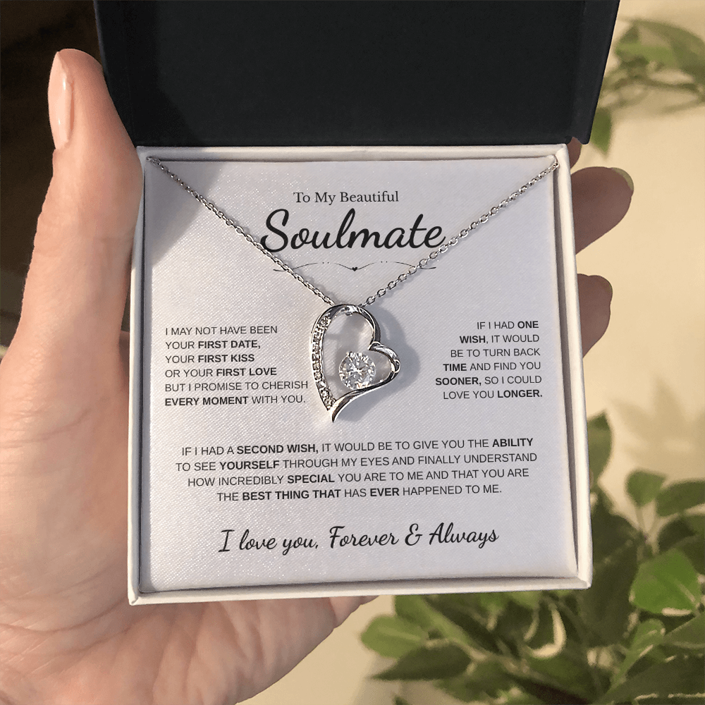 To My Beautiful Soulmate | Forever Love Necklace